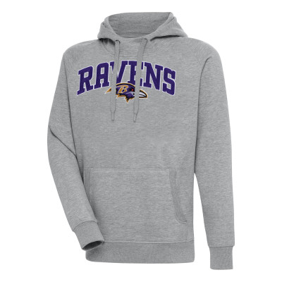 Толстовка Baltimore Ravens Antigua Heather Gray Victory