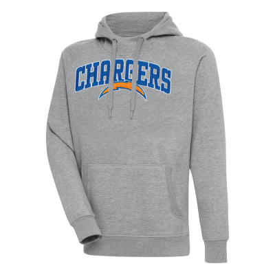 Толстовка Los Angeles Chargers Antigua Victory - Heather Gray