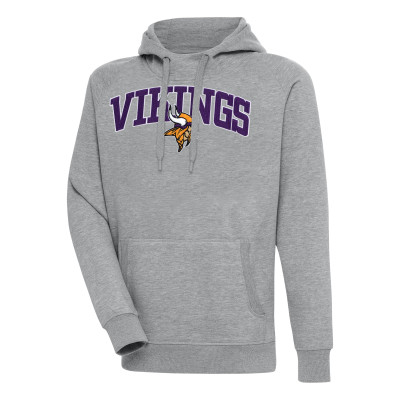 Толстовка Minnesota Vikings Antigua Victory - Heather Gray