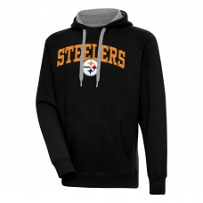 Толстовка Pittsburgh Steelers Antigua Victory - Black