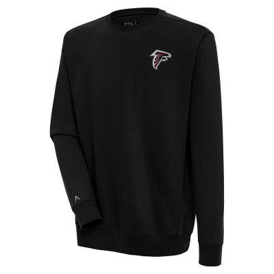 Свитшот Atlanta Falcons Antigua Black Victory Pullover