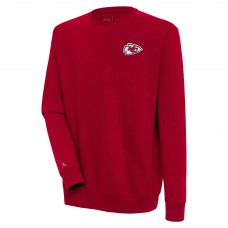 Kansas City Chiefs Antigua Red Victory Pullover Sweatshirt