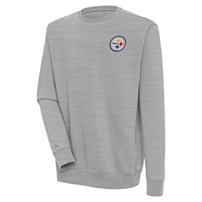 Кофта Pittsburgh Steelers Antigua Heather Gray Victory