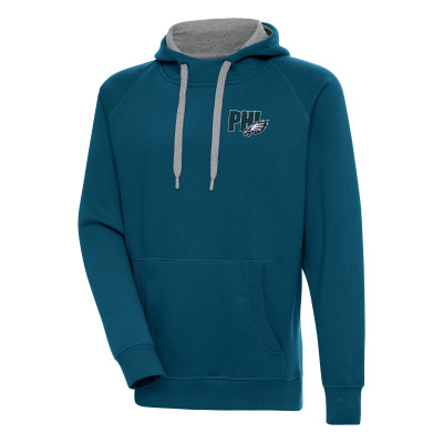 Толстовка Philadelphia Eagles Antigua Victory - Midnight Green