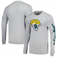 Футболка с длинным рукавом Jacksonville Jaguars Starter Halftime - Heather Gray