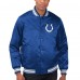 Куртка на кнопках Indianapolis Colts Starter Locker Room Satin Varsity - Royal