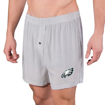 Philadelphia Eagles Concepts Sport Melody Woven Boxer - Gray