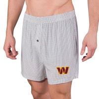 Washington Commanders Concepts Sport Melody Woven Boxer - Gray