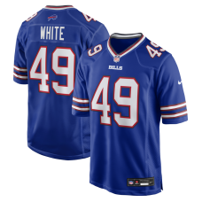 Джерси Buffalo Bills DaShaun White Nike Royal Team Game