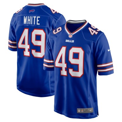 Игровая джерси DaShaun White Buffalo Bills Nike Team Game - Royal