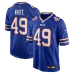 Джерси Buffalo Bills DaShaun White Nike Royal Team Game