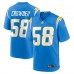 Игровая джерси Tae Crowder Los Angeles Chargers Nike Team Game - Powder Blue