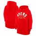 Толстовка San Francisco 49ers Starter Unisex Half Ball Team Fleece - Scarlet