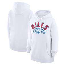 Толстовка Unisex Buffalo Bills Starter White Half Ball Team Fleece Толстовка Unisex Buffalo Bills Starter White Half Ball Team Fleece
