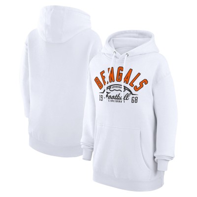 Толстовка Cincinnati Bengals Starter Half Ball Team Fleece - White