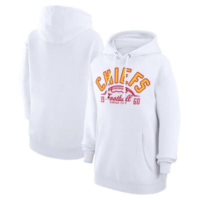 Толстовка Kansas City Chiefs Starter Half Ball Team Fleece - White