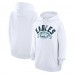 Толстовка Philadelphia Eagles Starter Unisex Half Ball Team Fleece - White