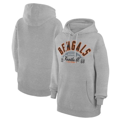 Толстовка Cincinnati Bengals Starter Unisex Half Ball Team Fleece - Heather Gray