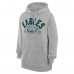 Толстовка Philadelphia Eagles Starter Unisex Half Ball Team Fleece - Heather Gray