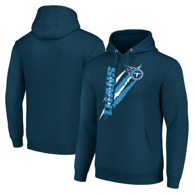 Толстовка Tennessee Titans Starter Unisex Color Scratch Fleece - Navy