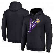 Толстовка Minnesota Vikings Starter Unisex Color Scratch Fleece - Black