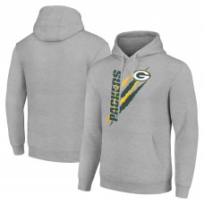 Толстовка Unisex Green Bay Packers Starter Heather Gray Color Scratch Fleece