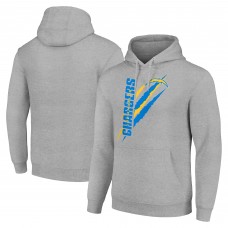 Толстовка Los Angeles Chargers Starter Unisex Color Scratch Fleece - Heather Gray