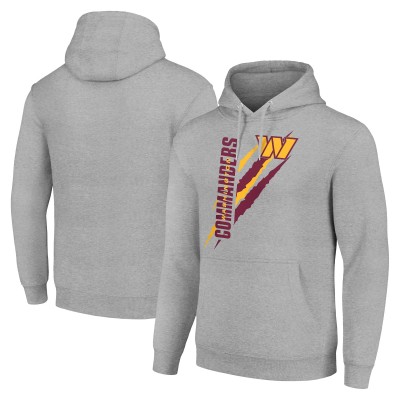 Толстовка Washington Commanders Starter Unisex Color Scratch Fleece - Heather Gray