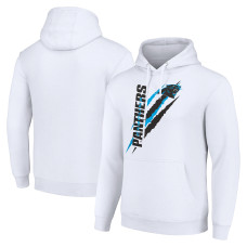 Толстовка Unisex Carolina Panthers Starter White Color Scratch Fleece Толстовка Unisex Carolina Panthers Starter White Color Scratch Fleece