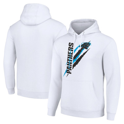 Толстовка Unisex Carolina Panthers Starter White Color Scratch Fleece