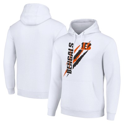 Толстовка Cincinnati Bengals Starter Color Scratch Fleece - White