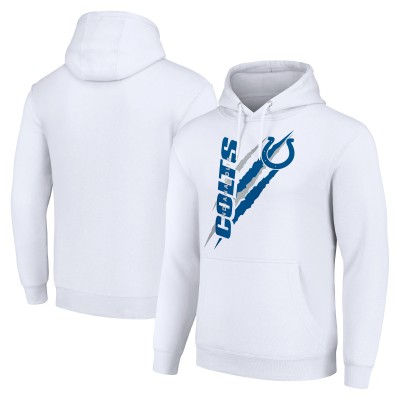 Толстовка Indianapolis Colts Starter Unisex Color Scratch Fleece - White