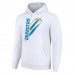 Толстовка Los Angeles Chargers Starter Unisex Color Scratch Fleece - White