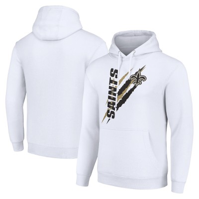 Толстовка Unisex New Orleans Saints Starter White Color Scratch Fleece