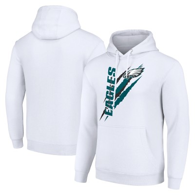 Толстовка Philadelphia Eagles Starter Unisex Color Scratch Fleece - White