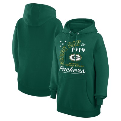 Толстовка Unisex Green Bay Packers Starter Green Arch Team Fleece