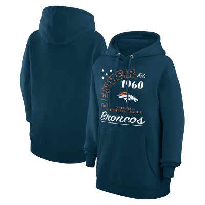 Толстовка Unisex Denver Broncos Starter Navy Arch Team Fleece