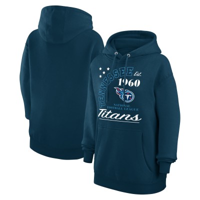 Толстовка Tennessee Titans Starter Unisex Arch Team Fleece - Navy