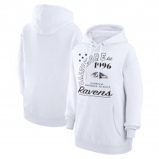 Толстовка на флисе Baltimore Ravens Starter Unisex Arch Team Fleece - White