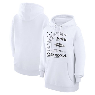 Толстовка на флисе Baltimore Ravens Starter Unisex Arch Team Fleece - White