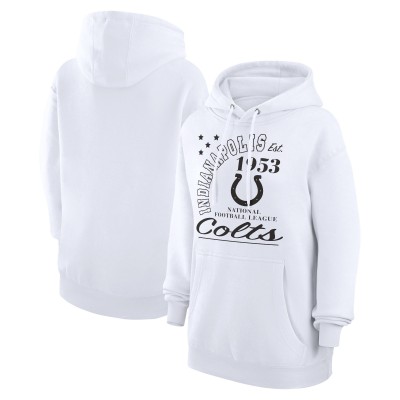 Толстовка Indianapolis Colts Starter Unisex Arch Team Fleece - White
