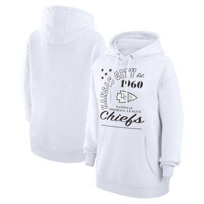 Толстовка Kansas City Chiefs Starter Unisex Arch Team Fleece - White