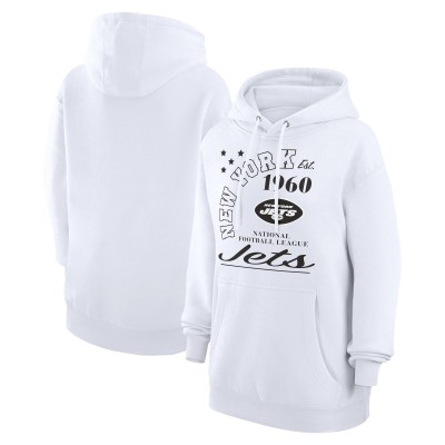 Толстовка New York Jets Starter Unisex Arch Team Fleece - White