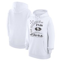 Толстовка San Francisco 49ers Starter Unisex Arch Team Fleece - White