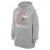 Толстовка Unisex Atlanta Falcons Starter Heather Gray Arch Team Fleece