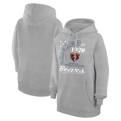 Толстовка Unisex Chicago Bears Starter Heather Gray Arch Team Fleece