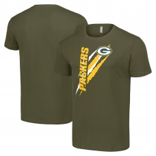 Футболка Green Bay Packers Starter Color Scratch - Olive