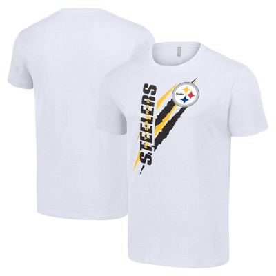 Pittsburgh Steelers Starter White Color Scratch T-Shirt