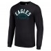 Футболка с длинным рукавом Philadelphia Eagles Starter Half Ball Team - Black