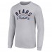 Футболка с длинным рукавом Chicago Bears Starter Half Ball Team - Heather Gray